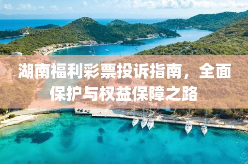 湖南福利彩票投诉指南，全面保护与权益保障之路