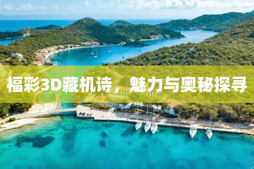 福彩3D藏机诗，魅力与奥秘探寻