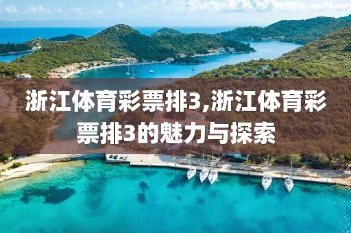 浙江体育彩票排3,浙江体育彩票排3的魅力与探索